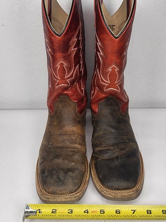 Cody James Boys 6.0 D Red Brown Boots Western Cowboy Country Leather Classic main image 8